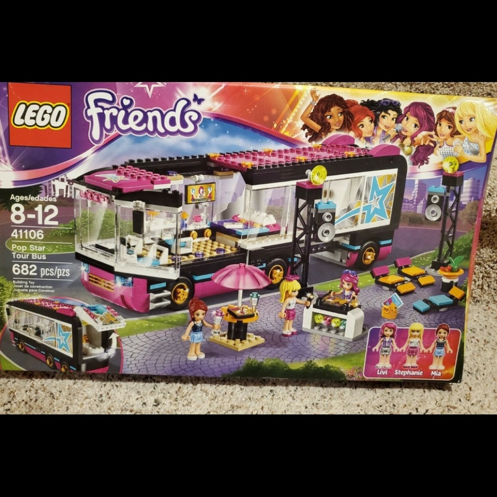 Lego Friends Pop Star Tour Bus